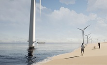  An artists impression of the Maasvlakte 2 wind farm in the Netherlands