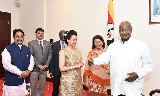 Museveni calls for power extension to more villages Museveni calls for power extension to more villages