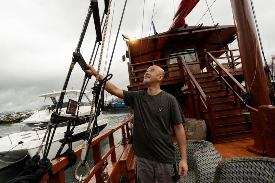 Hong Kong's iconic red-sail junk and revival of a fading craft