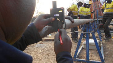  Previous drilling at Napie by the subequently Aurum-acquired Mako 