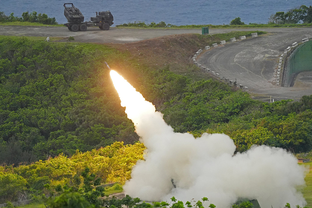 Taiwan test-fires US supplied HIMARS rocket system