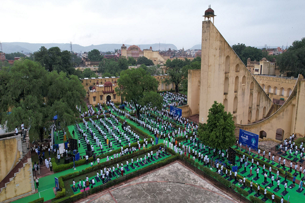 National Institute of Ayurveda: Jantar Mantar becomes confluence of yoga and culture