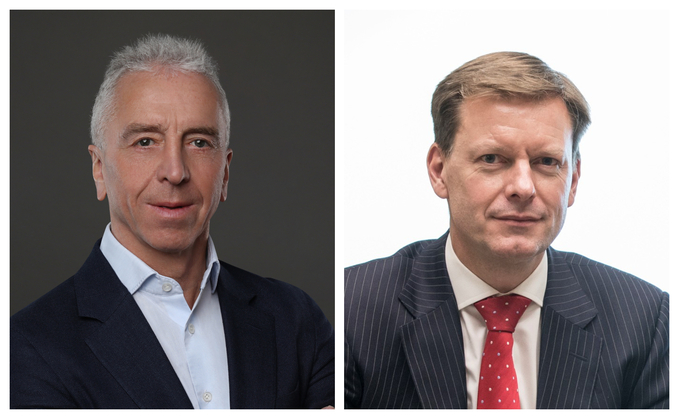 Utmost group chief executive (CEO) Paul Thompson (left) and Utmost CEO Andrew Stoker (right)