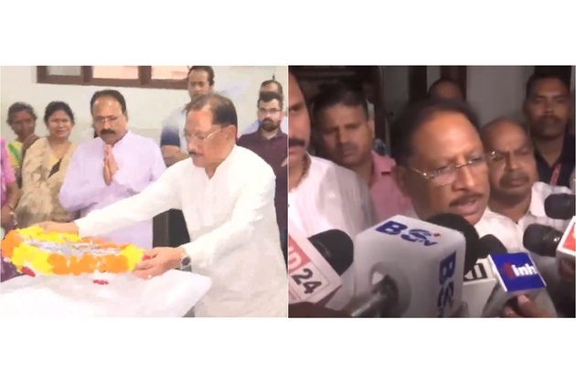 Chhattisgarh CM Vishnu Deo Sai pays last respects to Teejan Bai, announces state honours