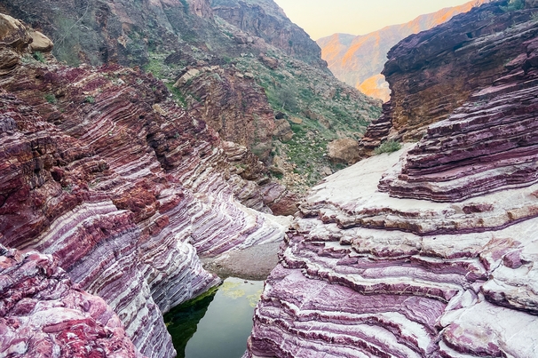 Fujairah is home to several unique rock formations, including the Rainbow Spectrum Valley.