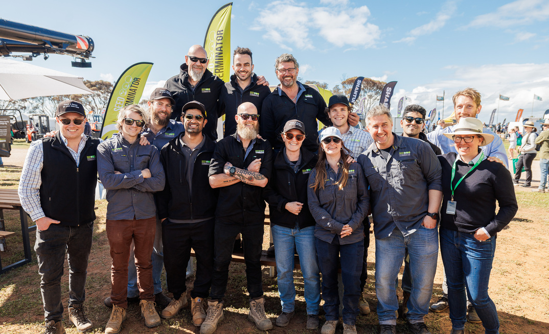 Team Terminator:  Seed Terminator recently celebrated 10 years of producing high quality, Australia-made harvest weed seed control systems