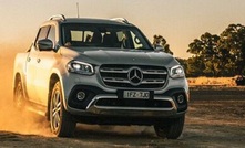 Merc X Class hits the road