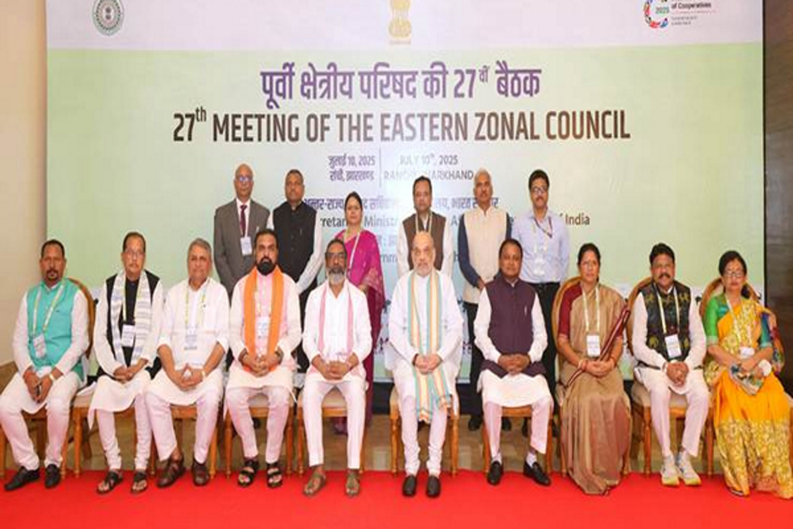 Union Home Minister Amit Shah chairs Eastern Zonal Council in Ranchi