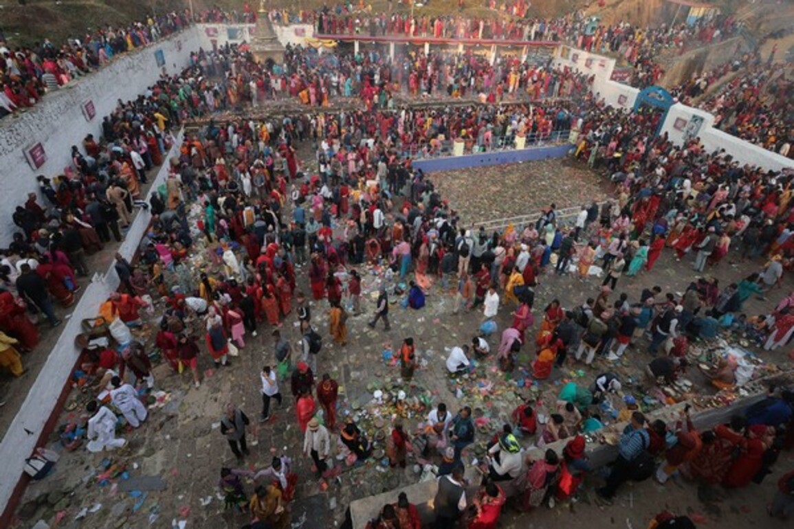 Holy dips and rituals: Nepal's devotees pay homage to Mother