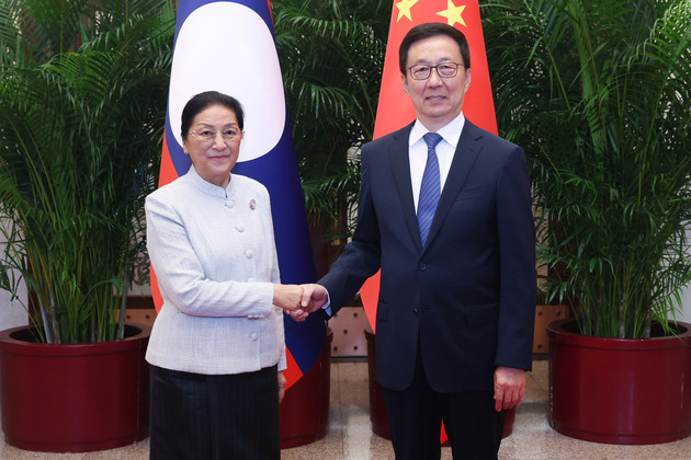 CHINA-BEIJING-HAN ZHENG-LAO VICE PRESIDENT-MEETING (CN)