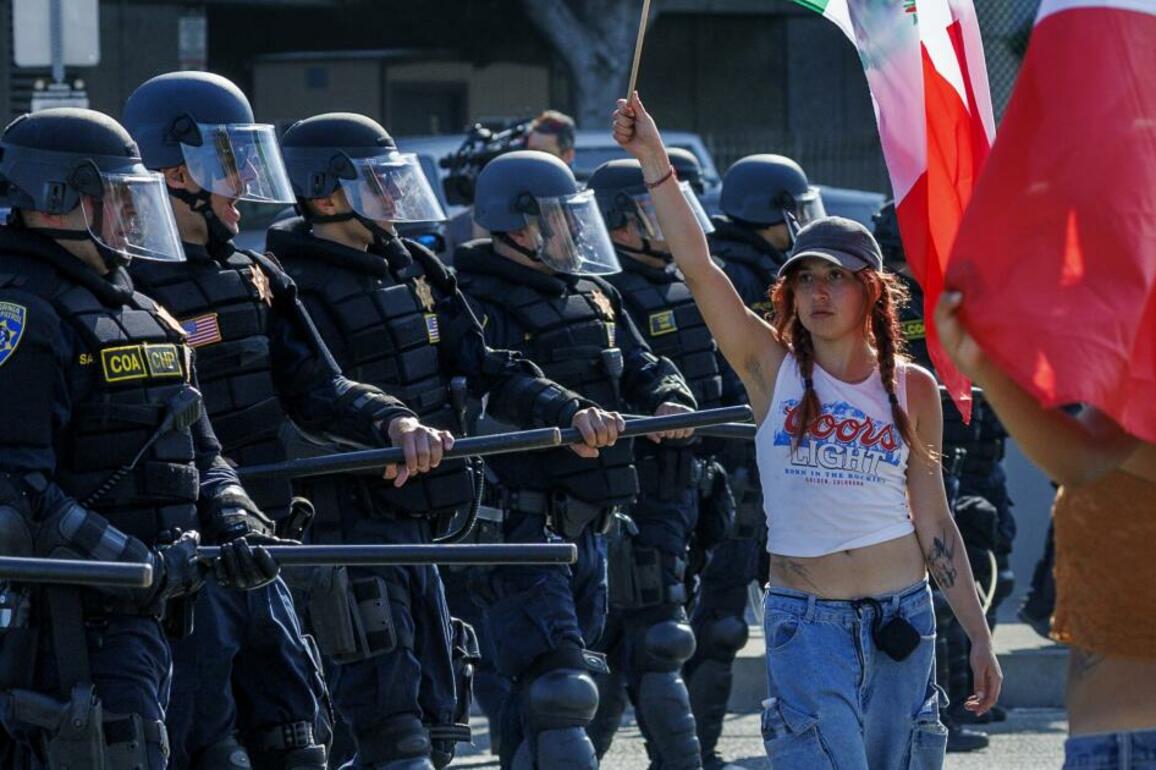After images of unrest comes the political spin, distorting the reality on the ground in L.A.