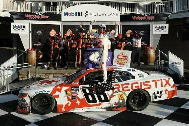 NASCAR's Connor Zilisch falls off car, breaks collarbone