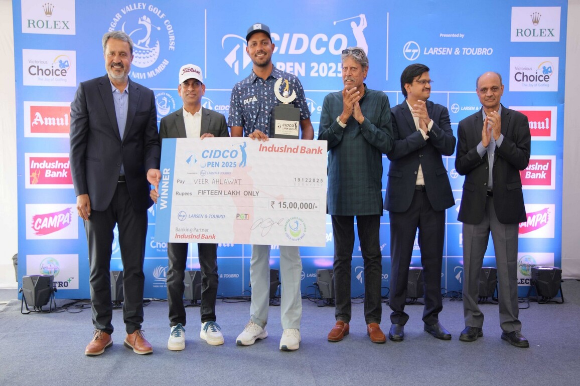 CIDCO Open 2025: Veer Ahlawat comes through as champion courtesy solid final round 67