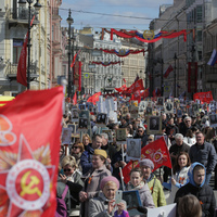 RUSSIA-ST. PETERSBURG-IMMORTAL REGIMENT-PARADE