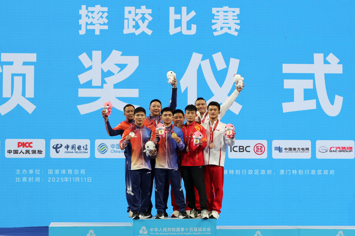(SP)CHINA-15TH NATIONAL GAMES-WRESTLING-FREESTYLE-MEN'S 57KG-FINAL (CN)