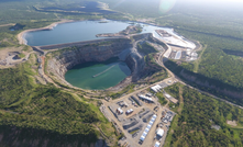 Ariel shot of Kidston pumped hydro project