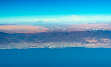  Aerial view of Antofagasta in northern Chile