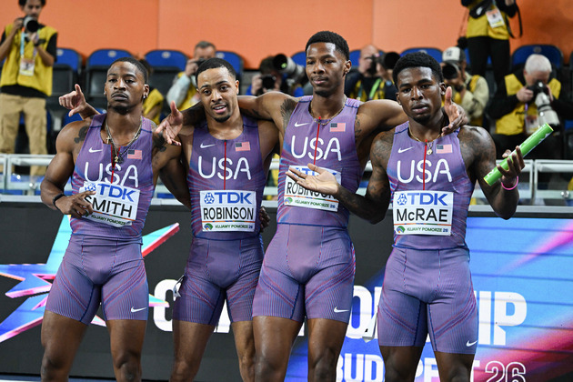 (SP)POLAND-TORUN-ATHLETICS-WORLD INDOOR CHAMPIONSHIPS-MEN'S 4X400M RELAY
