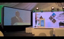 South Africa mineral resources and energy minister Gwede Mantashe addressing the conference in Limpopo yesterday