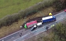 Police appeal after livestock lorry collided with two cars leaving man and woman dead