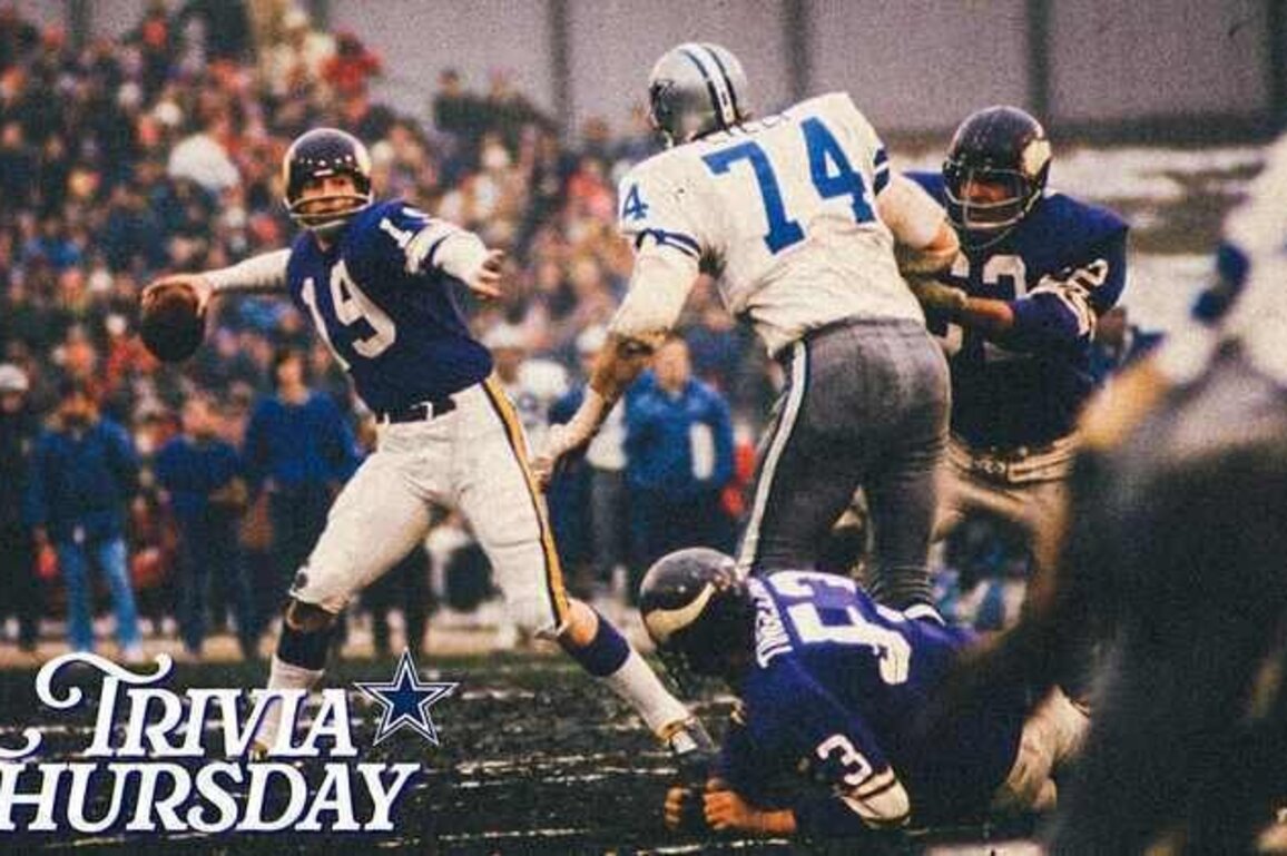 Trivia Thursday: 20 questions on Cowboys-Vikings history