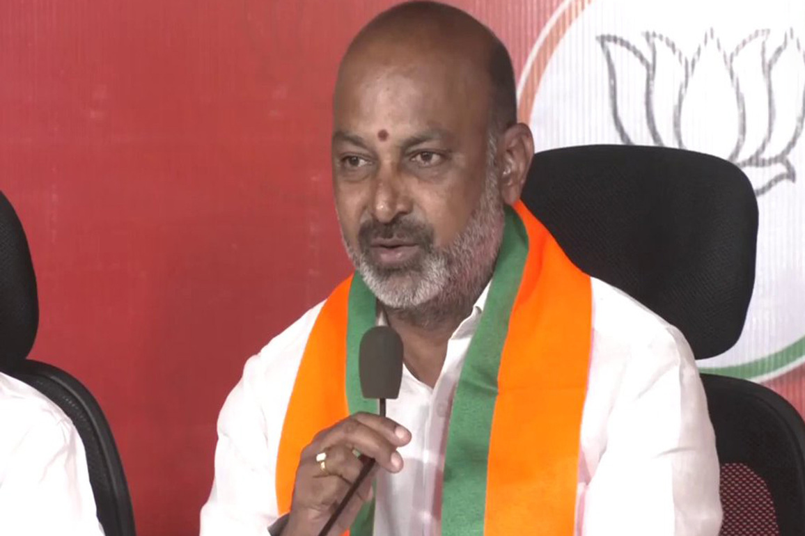 "Always respected the law, political hit job...dragging children into political battles reflects desperation": Union Minister Bandi Sanjay Kumar