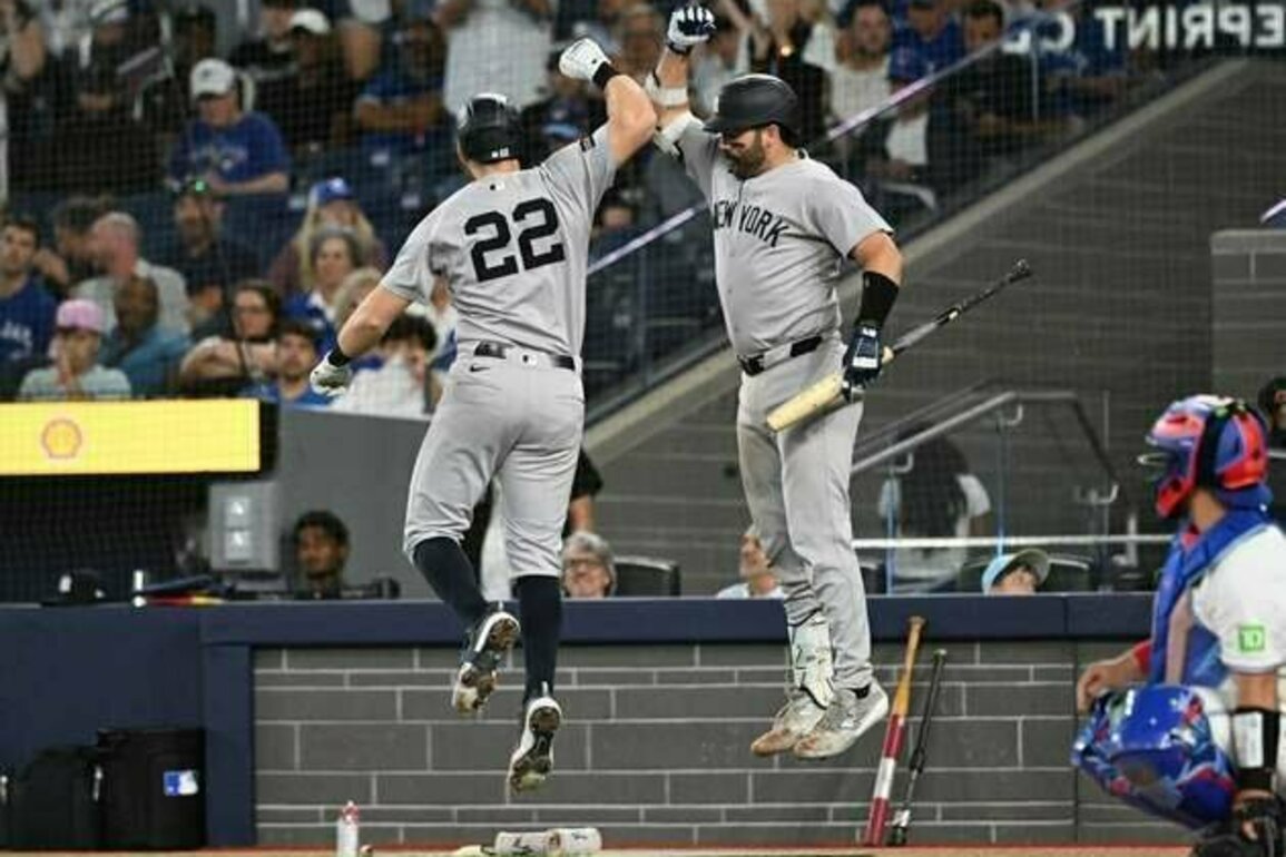 MLB roundup: Yankees halt Jays' 11-game home win streak
