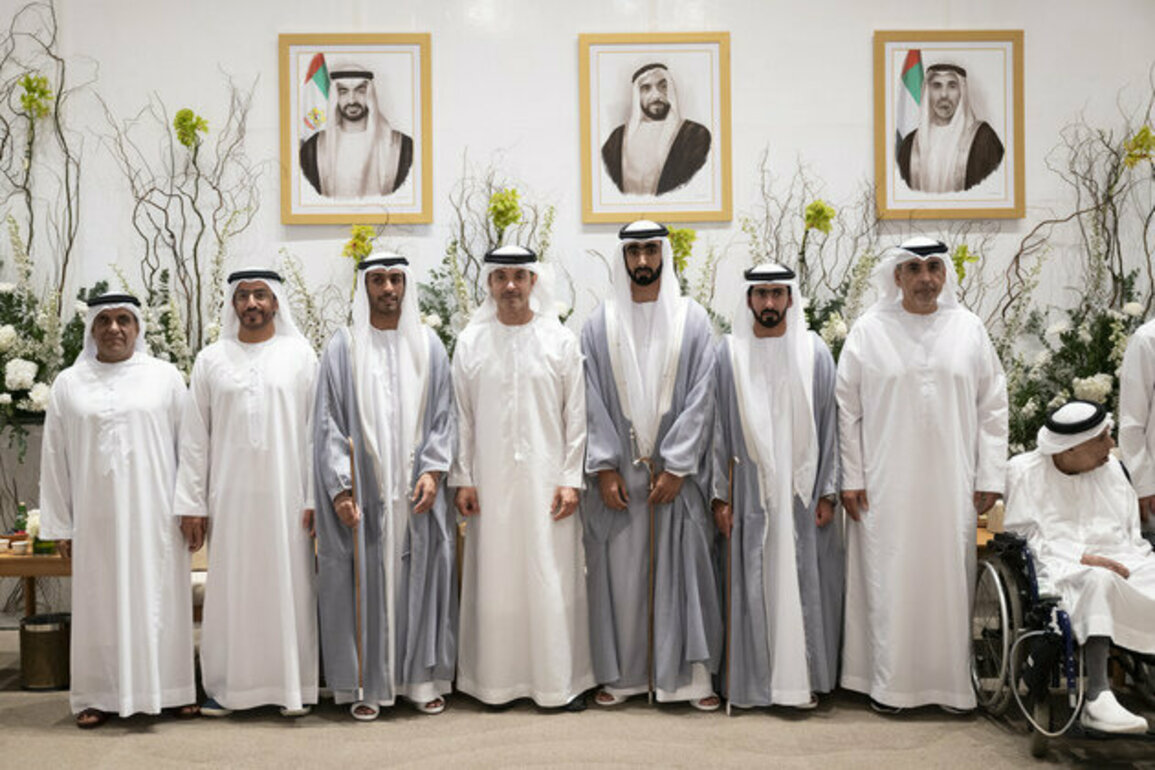 Hazza bin Zayed attends Al Hameli, Al Remeithi wedding reception in Abu Dhabi