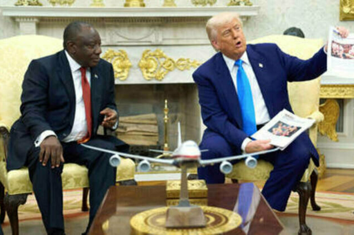 Trump confronts South African leader over 'white genocide' (VIDEO)