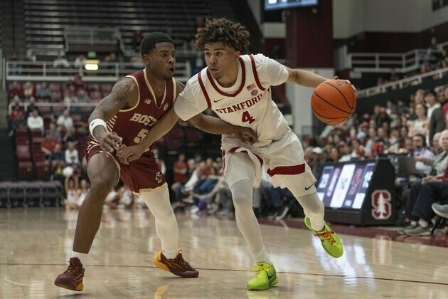 Maxime Raynaud's 23 points help Stanford defeat Boston College