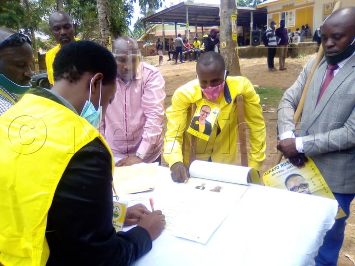 Counting votes in Mbarara. Photo/Adolf Ayoreka