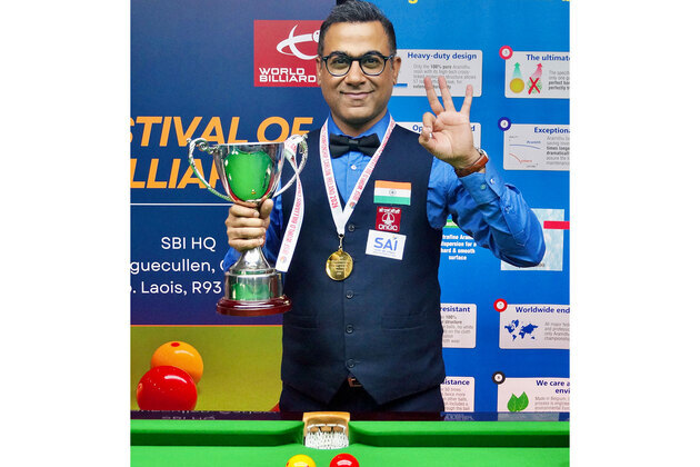 SAI sanctioned assistance for athletes participation in IBSF World Men's Billiards Championship