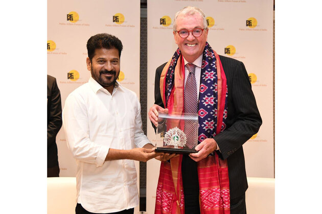 Telangana CM Revanth Reddy meets New Jersey governor Phil Murphy on sidelines of PAFI Annual Conclave