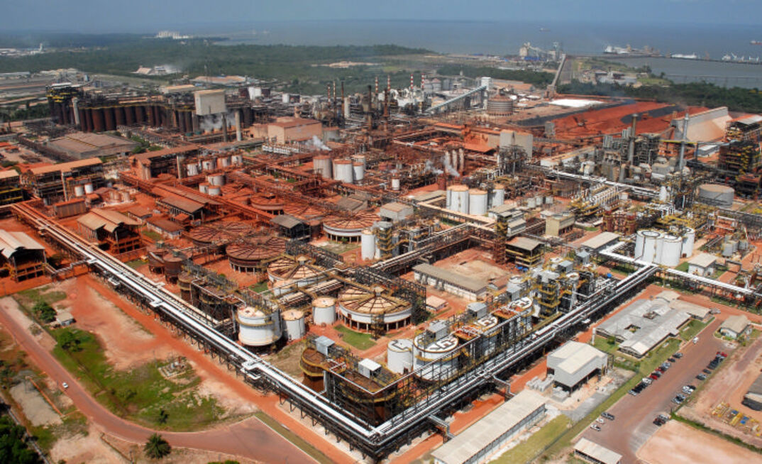  Planta da Alunorte, da Hydro, em Barcarena, no Pará/