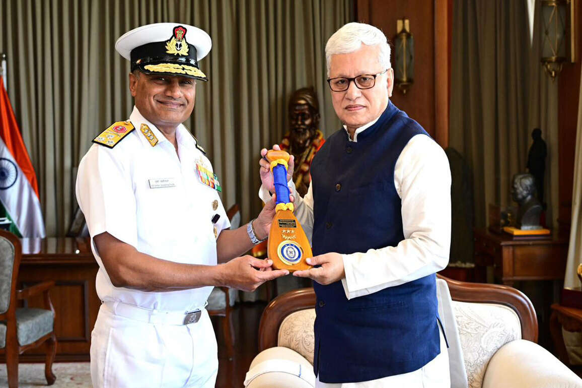 Maharashtra Governor congratulates Vice Admiral Krishna Swaminathan on appointment as Navy Chief