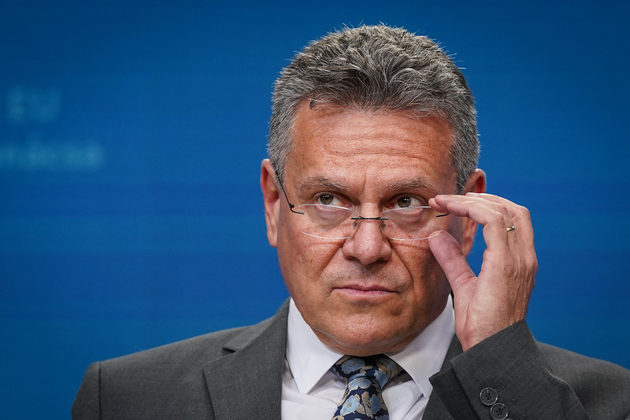 BELGIUM-BRUSSELS-EU TRADE CHIEF-DANISH FM-U.S.-TARIFFS-PRESS CONFERENCE