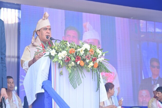 Assam CM lays foundation of Birangana Sati Sadhani Samannay Kshetra at Komargaon in Golaghat