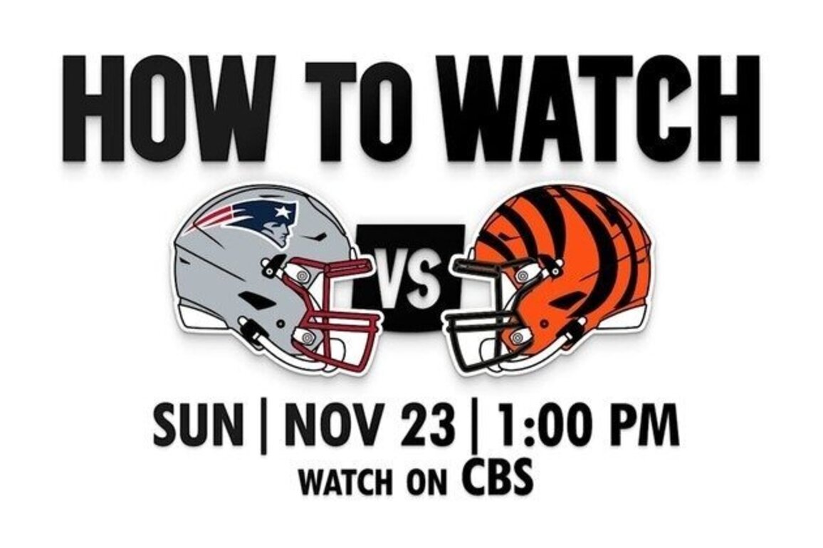HOW TO Patriots vs. Bengals for Week 12 of the 2025 Season