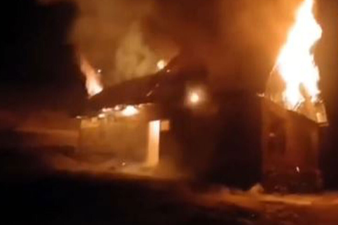 Fire breaks out in a house in J-K's Kulgam