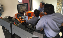 The Cybermine operator familiarisation trainer (OFT) is one of the training tools used at Velardeña