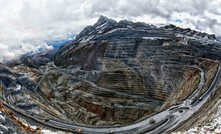 The Antamina copper-zinc mine in Peru