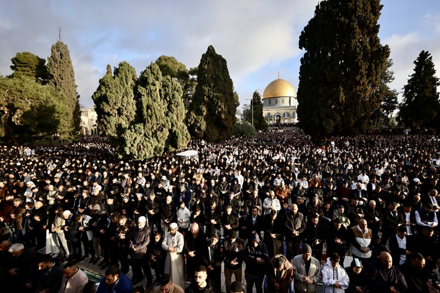 MIDEAST-JERUSALEM-EID AL-FITR
