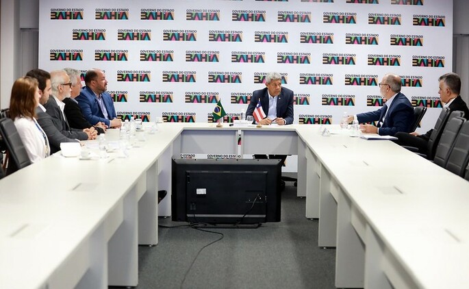  Governador da Bahia, Jerônonimo Rodrigues (PT), recebe diretores do Ibram/Divulgação