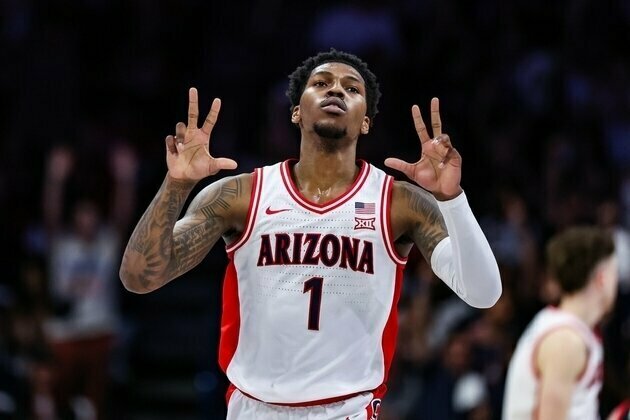 Caleb Love's 3-point shooting helps No. 22 Arizona top Utah