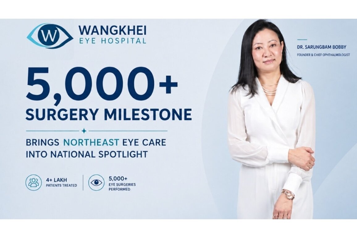 Wangkhei's 5,000+ Surgery Milestone Brings Northeast Eye Care Into National Spotlight