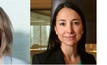 Caroline Cox (middle) will replace resigning Margaret Taylor (left), while Geof Stapledon's (right) role has been expanded