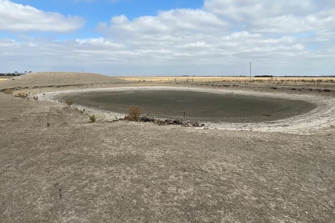 South-western Victoria and South Australia are facing a lack of ground water. 