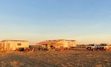 Encounter's field camp at Aileron 