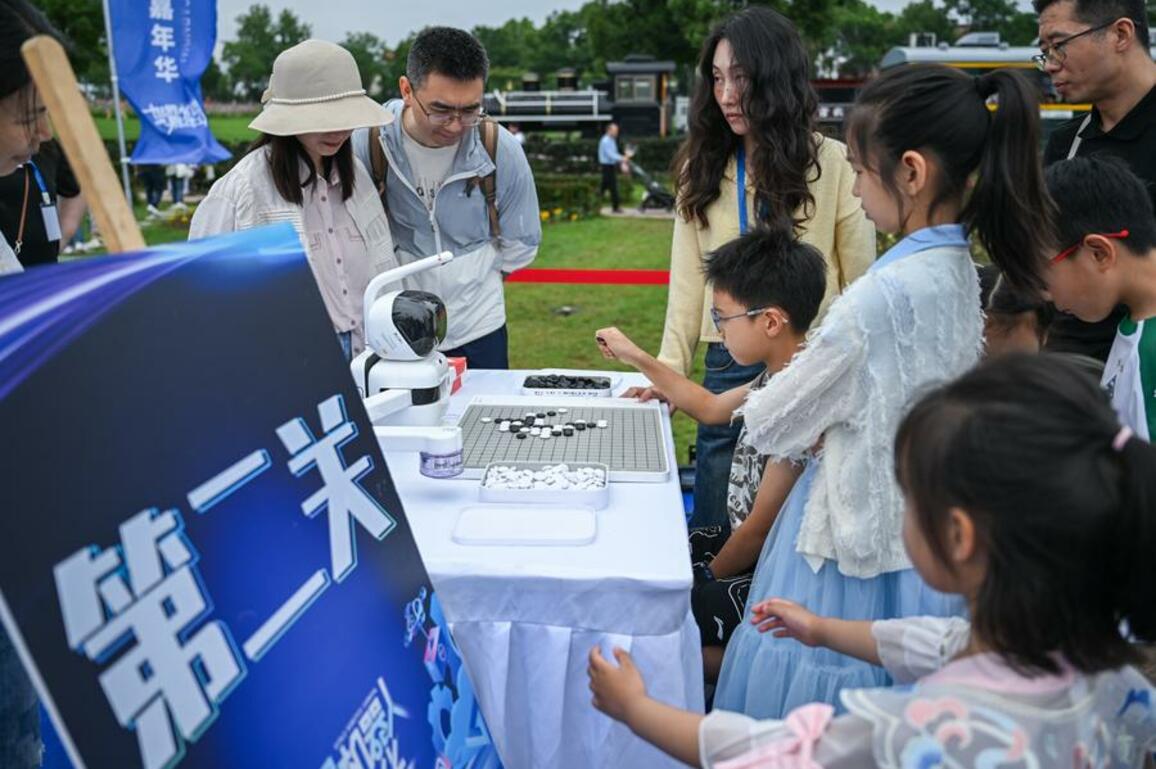 GLOBALink | Experiencing technology-empowered life at robot carnival in central China