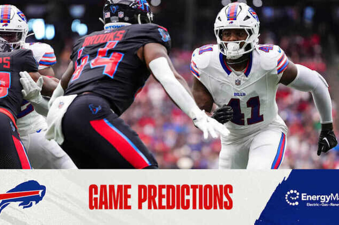 Buffalo Bills at Houston Texans Game Predictions | Week 12